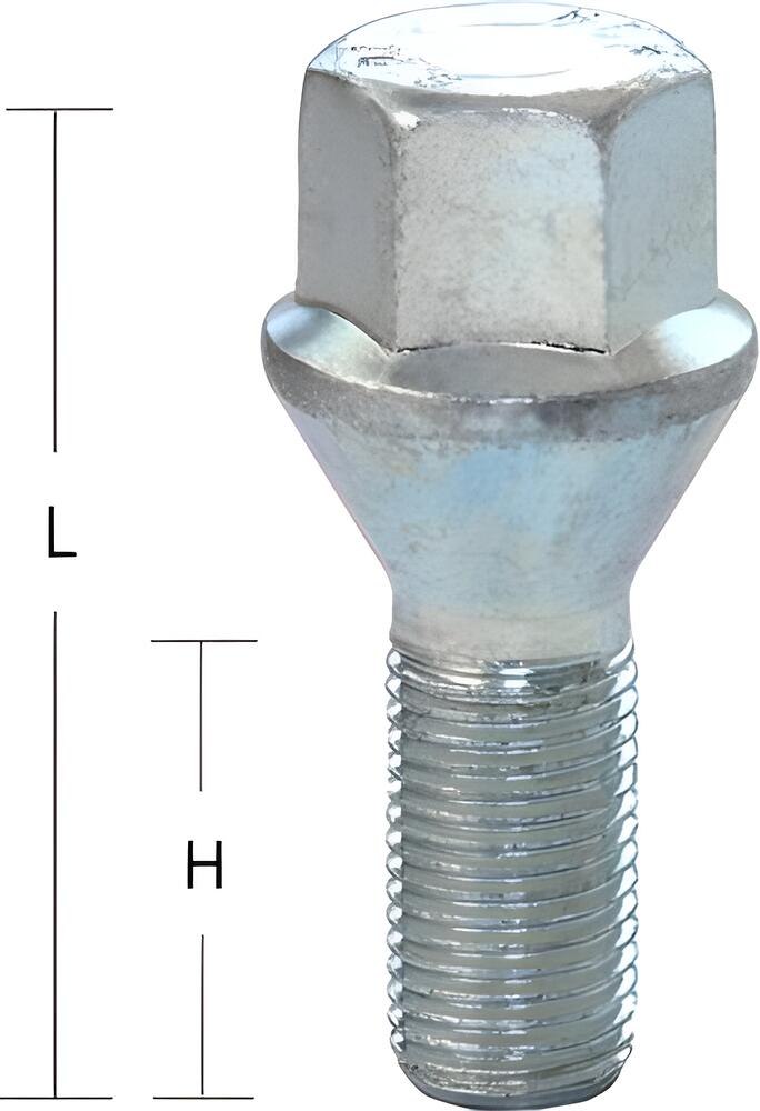 Colombo Болт M12x1,5 (54/ 26) hex17 конус цинк (ИТАЛИЯ) 303057Z CF OGS121715