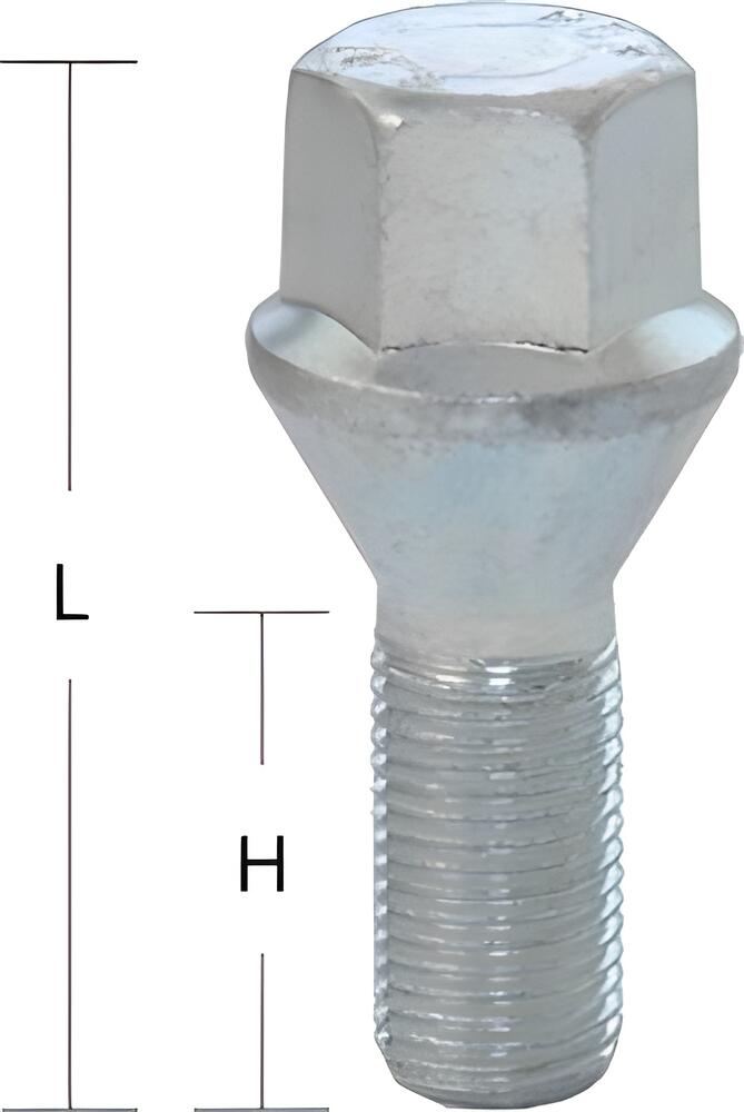 Colombo Болт M12x1,5 (70/ 42) hex17 конус цинк (ИТАЛИЯ) 303057Z CF OGS153276
