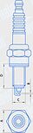 FINWHALE FS3 FS3 FINWHALE свеча зажигания Gaz (дв.406) (1шт), , шт FINWHALE FS3 FS3 FINWHALE свеча зажигания Gaz (дв.406) (1шт), , шт