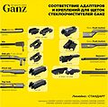 GANZ Щетка стеклоочистителя бескаркасная 480mm (GIS01018) GANZ Щетка стеклоочистителя бескаркасная 480mm (GIS01018)