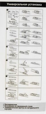 GANZ Щетка стеклоочистителя бескаркасная NEW 550mm (GIS01035)