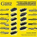 GANZ Winter GIS01043 Щетка стеклоочистителя зимняя 500 мм каркасная 1 шт (6 адаптеров)