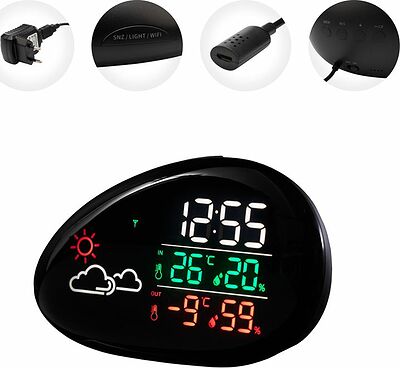 HALSA HLS-E-102 Метеостанция Wi-Fi с цветным дисплеем HALSA