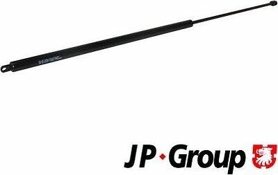 JP Group 1181212300 газовый упор капота Audi A3 (8P), A4 B6 Cabriolet, длина 713 мм