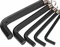 Kranz KR-12-5201 Набор ключей имбусовых HEX KRANZ 1,5-10 мм, CrV, 10 шт., оксидированные, на кольце
