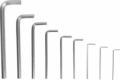 Kranz KR-12-5213 Набор ключей имбусовых HEX KRANZ 2,0-12 мм, CrV, 9 шт., удлиненные