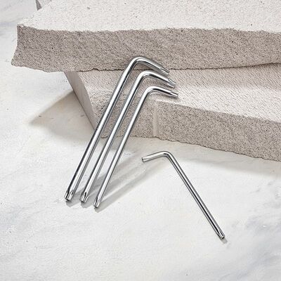 Kranz KR-12-5221 Набор ключей имбусовых Tamper-Torx KRANZ 9 шт., ТТ10-ТТ50, закаленные, удлиненные, никель