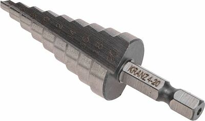 Kranz KR-12-6601 Сверло по металлу ступенчатое 4,0-20,0мм, 76мм, 62 HRC KRANZ
