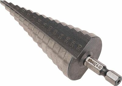 Kranz KR-12-6602 Сверло по металлу ступенчатое 4,0-30,0мм, 98мм, 62 HRC KRANZ