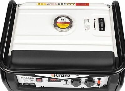 Kranz KR-16-1133 Генератор бензиновый KR3300, 3,3кВт, 230В, 15л, ручной стартер KRANZ