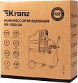 Kranz KR-16-1151 Компрессор воздушный KR-1500/24, 1500Вт, 230 л/мин, 24л KRANZ