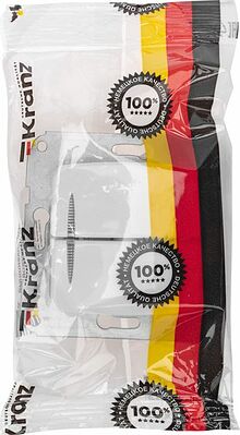 Kranz KR-78-0203 DEA Выключатель 2кл (инд) с/у 10А мех. Бел KRANZ