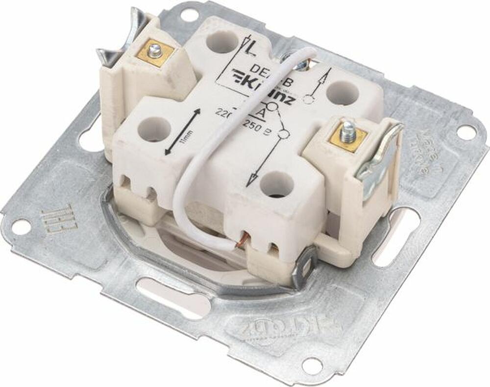 Kranz KR-78-0206 DEA Выключатель (переключатель) 1кл прох. (инд) с/у 10А мех. белый KRANZ