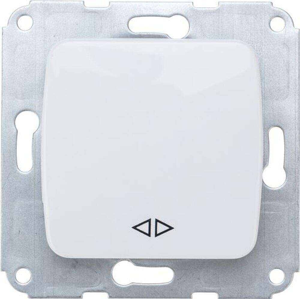 Kranz KR-78-0206 DEA Выключатель (переключатель) 1кл прох. (инд) с/у 10А мех. белый KRANZ