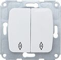 Kranz KR-78-0207 DEA Выключатель (переключатель) 2кл прох. с/у 10А мех. белый KRANZ