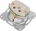Kranz KR-78-0216 DEA Розетка 1-ая керамика с/з с крышкой с/у 16А мех. Бел KRANZ