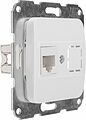 Kranz KR-78-0223 DEA Розетка Компьютер RJ45 с/у мех. Бел KRANZ Kranz KR-78-0223 DEA Розетка Компьютер RJ45 с/у мех. Бел KRANZ