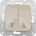 Kranz KR-78-0239 DEA Выключатель для жалюзи 2кл с/у 10А мех. Беж KRANZ