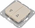Kranz KR-78-0239 DEA Выключатель для жалюзи 2кл с/у 10А мех. Беж KRANZ