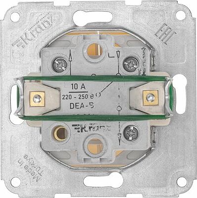 Kranz KR-78-0239 DEA Выключатель для жалюзи 2кл с/у 10А мех. Беж KRANZ