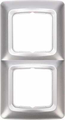 Kranz KR-78-0286 DEA Рамка 2-я горизонтальная Серебряный металлик KRANZ
