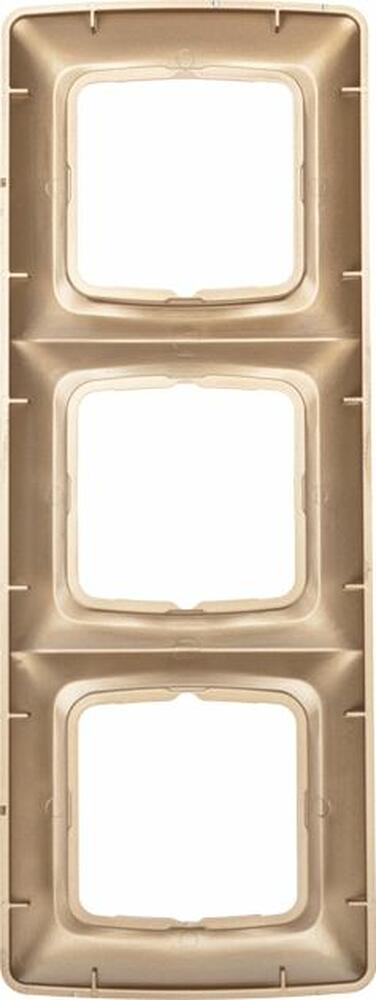 Kranz KR-78-0317 DEA Рамка 3-я горизонтальная Золотой Металлик KRANZ