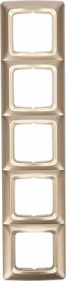 Kranz KR-78-0319 DEA Рамка 5-я горизонтальная Золотой Металлик KRANZ