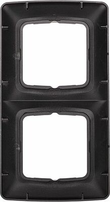 Kranz KR-78-0346 DEA Рамка 2-я горизонтальная Черный Металлик KRANZ