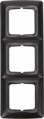 Kranz KR-78-0347 DEA Рамка 3-я горизонтальная Черный Металлик KRANZ