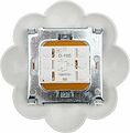 Kranz KR-78-0621 Выключатель двухклавишный HAPPY Ромашка с/у, желтый/белый KRANZ