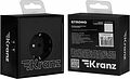 Kranz KR-78-0701-5 Розетка STRONG 1-ая с/з с/у, со шторками 16А антрацит KRANZ