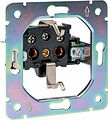 Kranz KR-78-0702-5 Розетка STRONG 1-ая с/з с/у, со шторками и крышкой 16А антрацит KRANZ