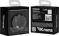 Kranz KR-78-0702-5 Розетка STRONG 1-ая с/з с/у, со шторками и крышкой 16А антрацит KRANZ
