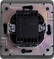 Kranz KR-78-0708-2 Выключатель ROUND 1 кл проходной (переключатель) 10А с/у титан KRANZ