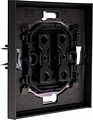 Kranz KR-78-0708-6 Выключатель STRONG 1 кл проходной (переключатель) 10А с/у графит KRANZ