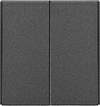 Kranz KR-78-0709-6 Выключатель STRONG 2 кл проходной (переключатель) 10А с/у графит KRANZ