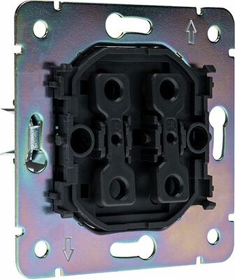 Kranz KR-78-0711-4 Выключатель STRONG 2 кл для жалюзи возвратный 10А с/у жемчуг KRANZ