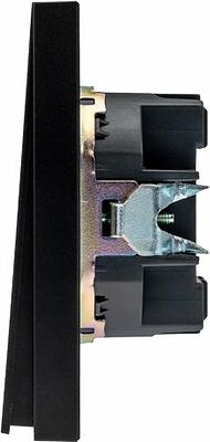 Kranz KR-78-0711-5 Выключатель STRONG 2 кл для жалюзи возвратный 10А с/у антрацит KRANZ