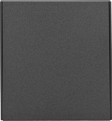 Kranz KR-78-0712-6 Выключатель STRONG 1 кл возвратный 10А с/у графит KRANZ