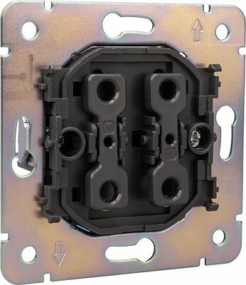 Kranz KR-78-0712-6 Выключатель STRONG 1 кл возвратный 10А с/у графит KRANZ