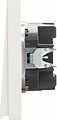 Kranz KR-78-0713-4 Выключатель STRONG 1 кл с подсветкой 10А с/у жемчуг KRANZ