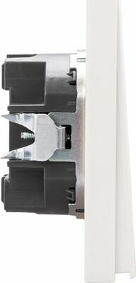 Kranz KR-78-0713-4 Выключатель STRONG 1 кл с подсветкой 10А с/у жемчуг KRANZ