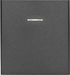 Kranz KR-78-0713-6 Выключатель STRONG 1 кл с подсветкой 10А с/у графит KRANZ