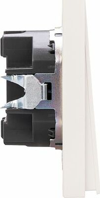 Kranz KR-78-0714-4 Выключатель STRONG 2 кл с подсветкой 10А с/у жемчуг KRANZ
