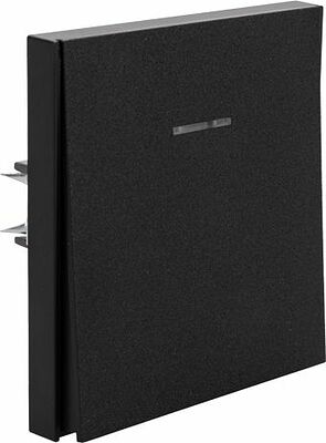 Kranz KR-78-0716-5 Выключатель STRONG 1 кл проходной (переключатель) с подсветкой 10А с/у антрацит KRANZ