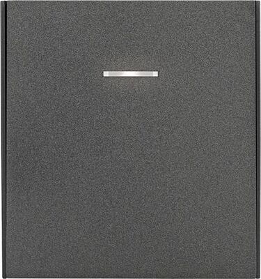 Kranz KR-78-0716-6 Выключатель STRONG 1 кл проходной (переключатель) с подсветкой 10А с/у графит KRANZ