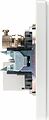Kranz KR-78-0722-1 Розетка ROUND компьютерная RJ45 кат6 + TV с/у перламутр KRANZ