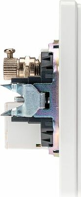 Kranz KR-78-0722-1 Розетка ROUND компьютерная RJ45 кат6 + TV с/у перламутр KRANZ