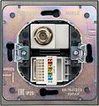 Kranz KR-78-0722-5 Розетка STRONG компьютерная RJ45 кат6 + TV с/у антрацит KRANZ