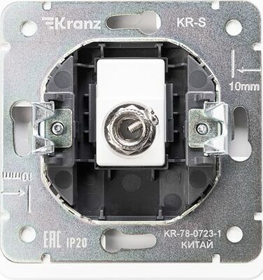 Kranz KR-78-0723-1 Розетка ROUND TV с/у перламутр KRANZ